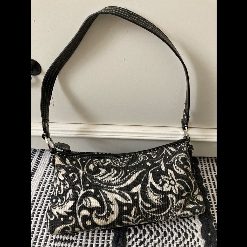 The Sak Black & White Paisley Should bag